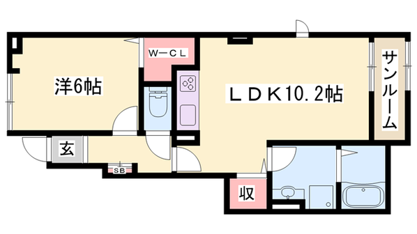 エスポアール姫路東の物件間取画像